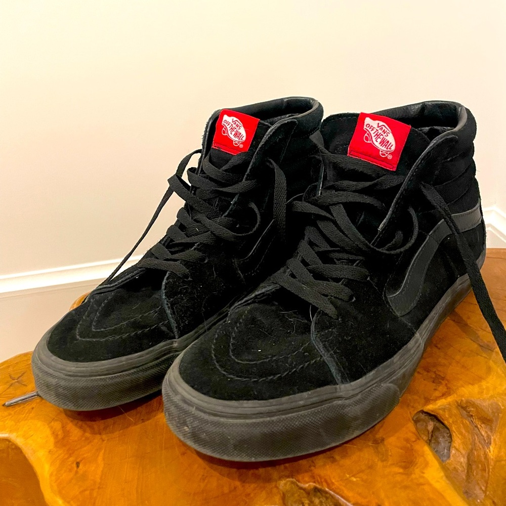 Suede Vans high tops